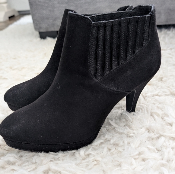 Faux Suede Booties - Picture 3 of 9